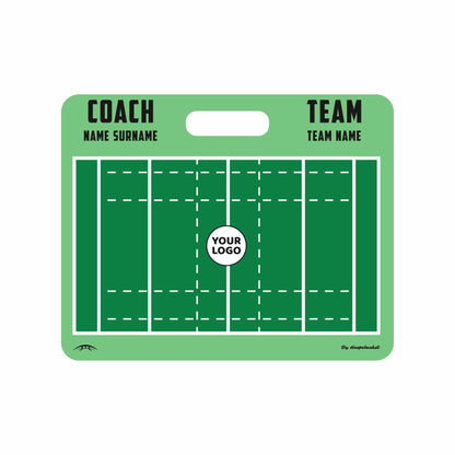 Custom Rugby Magnetic Coaching Board 11.4'' x 9.4'' / 29 cm x 24 cm