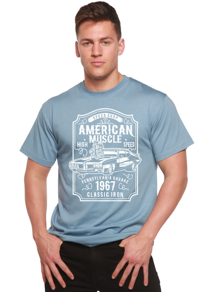 American Muscle Men's Bamboo Viscose/Organic Cotton Short Sleeve Graphic T-Shirt