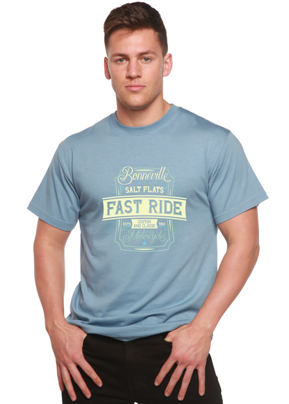 Fast Ride Men's Bamboo Viscose/Organic Cotton Short Sleeve Graphic T-Shirt