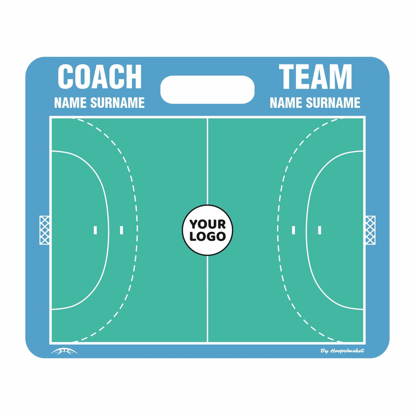 Custom Handball Magnetic Coaching Board 22'' x 17.5'' / 56 cm x 45 cm