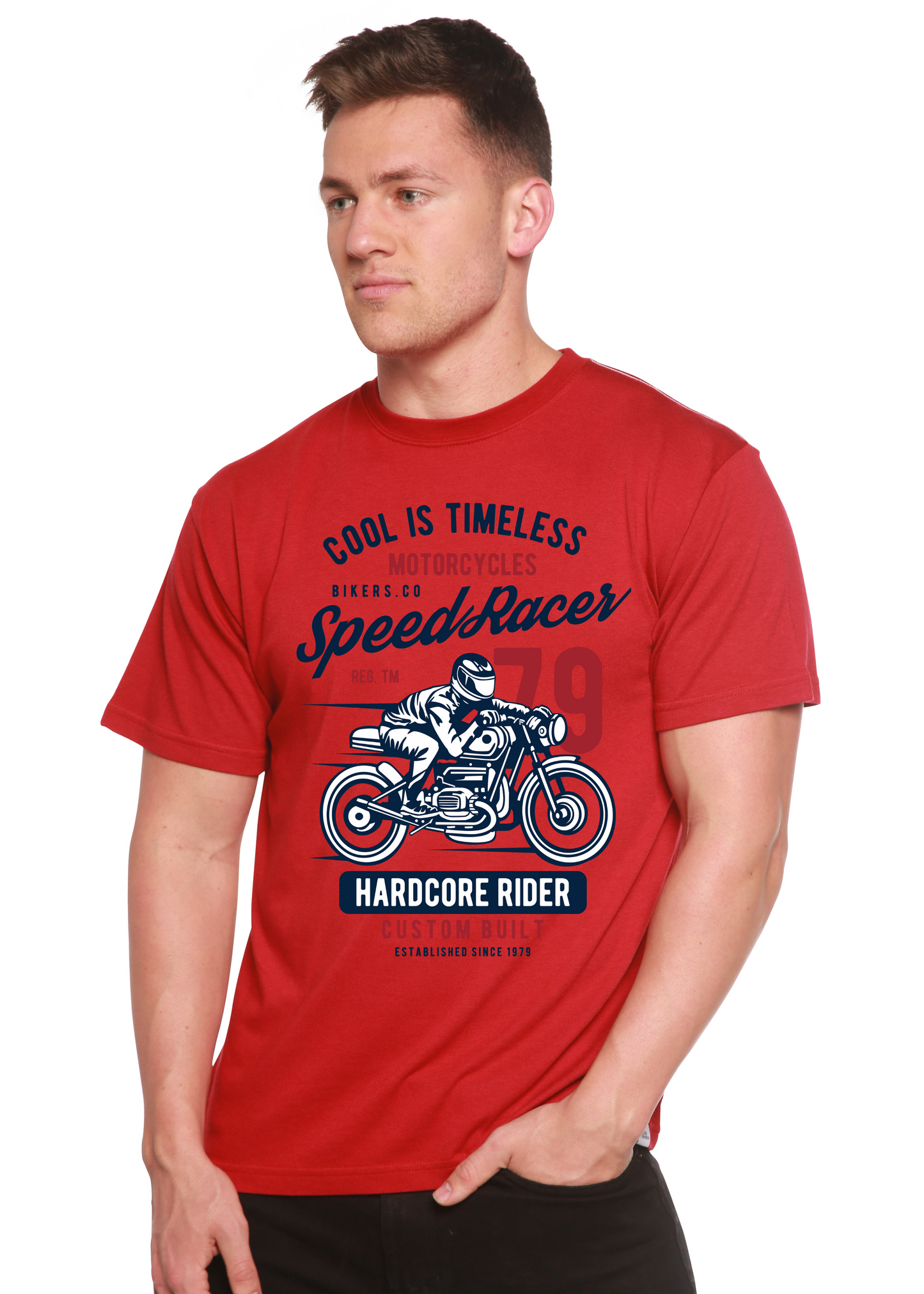 Speed Racer Spun Bamboo® Men's Bamboo Viscose/Organic Cotton Short Sleeve Graphic T-Shirt