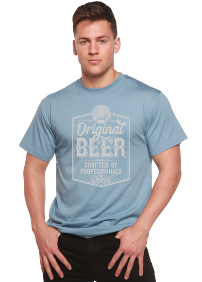Original Beer Men's Bamboo Viscose/Organic Cotton Short Sleeve Graphic T-Shirt