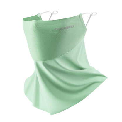 ROCKBROS Cooling Neck Gaiter with Ear Loops – UV Protection for Cycling