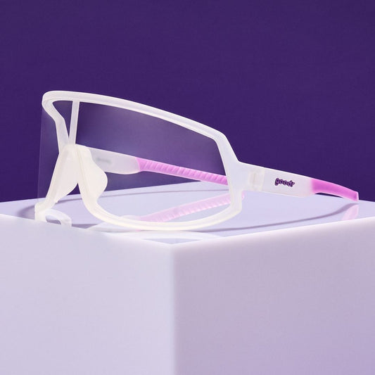 "Crystal Clear Chaos” Wrap G Polarized Sunglasses
