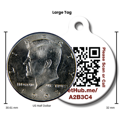 QR ID Pet Tag - Lost AF