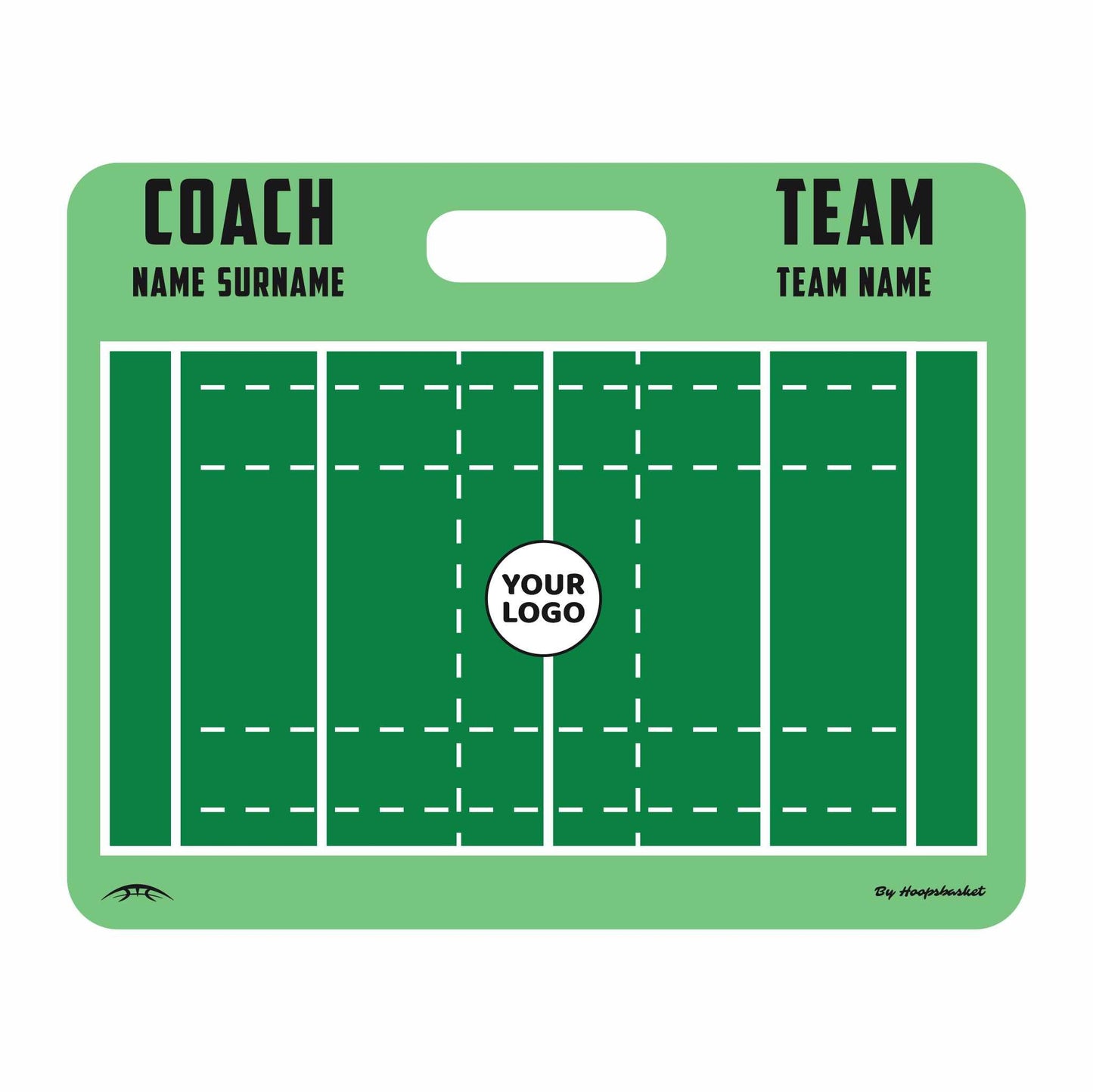 Custom Rugby Magnetic Coaching Board 22'' x 17.5'' / 56 cm x 45 cm