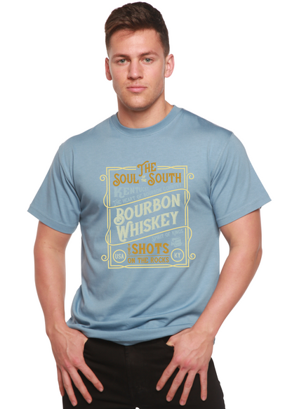 Bourbon Whiskey Men's Bamboo Viscose/Organic Cotton Short Sleeve Graphic T-Shirt