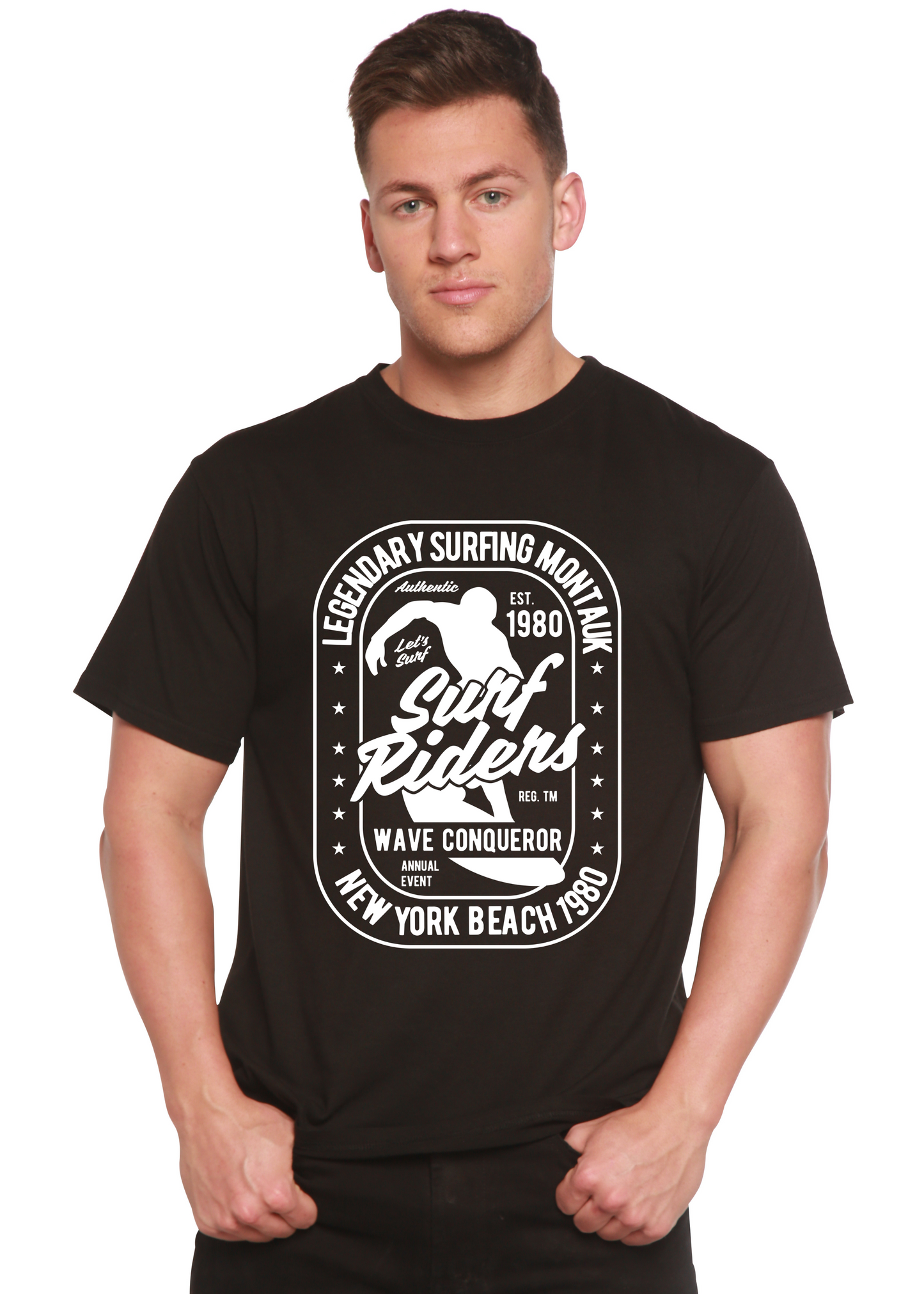 Surf Rider Spun Bamboo® Men's Bamboo Viscose/Organic Cotton Short Sleeve Graphic T-Shirt