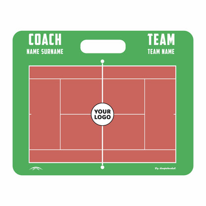 Custom Tennis Magnetic Coaching Board 22'' x 17.5'' / 56 cm x 45 cm
