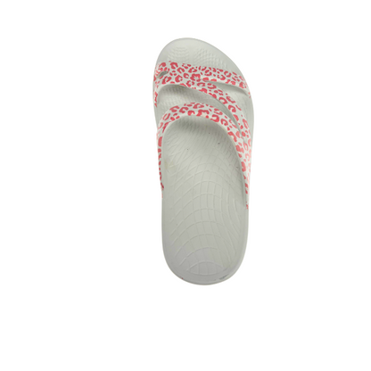 Sovella Active Recovery Sandals Women's PF Slide Pink/Leopard
