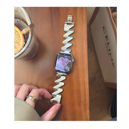 Steel Strap For Apple Watch Band Series 11/10/9/8/7/6/5/4/ SE / Ultra 1/2/3