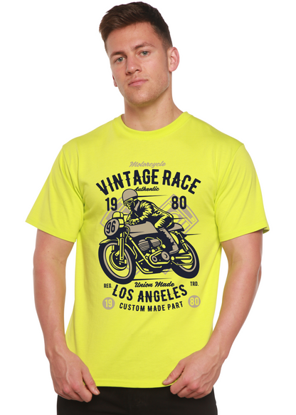 Vintage Race Spun Bamboo® Men's Bamboo Viscose/Organic Cotton Short Sleeve Graphic T-Shirt