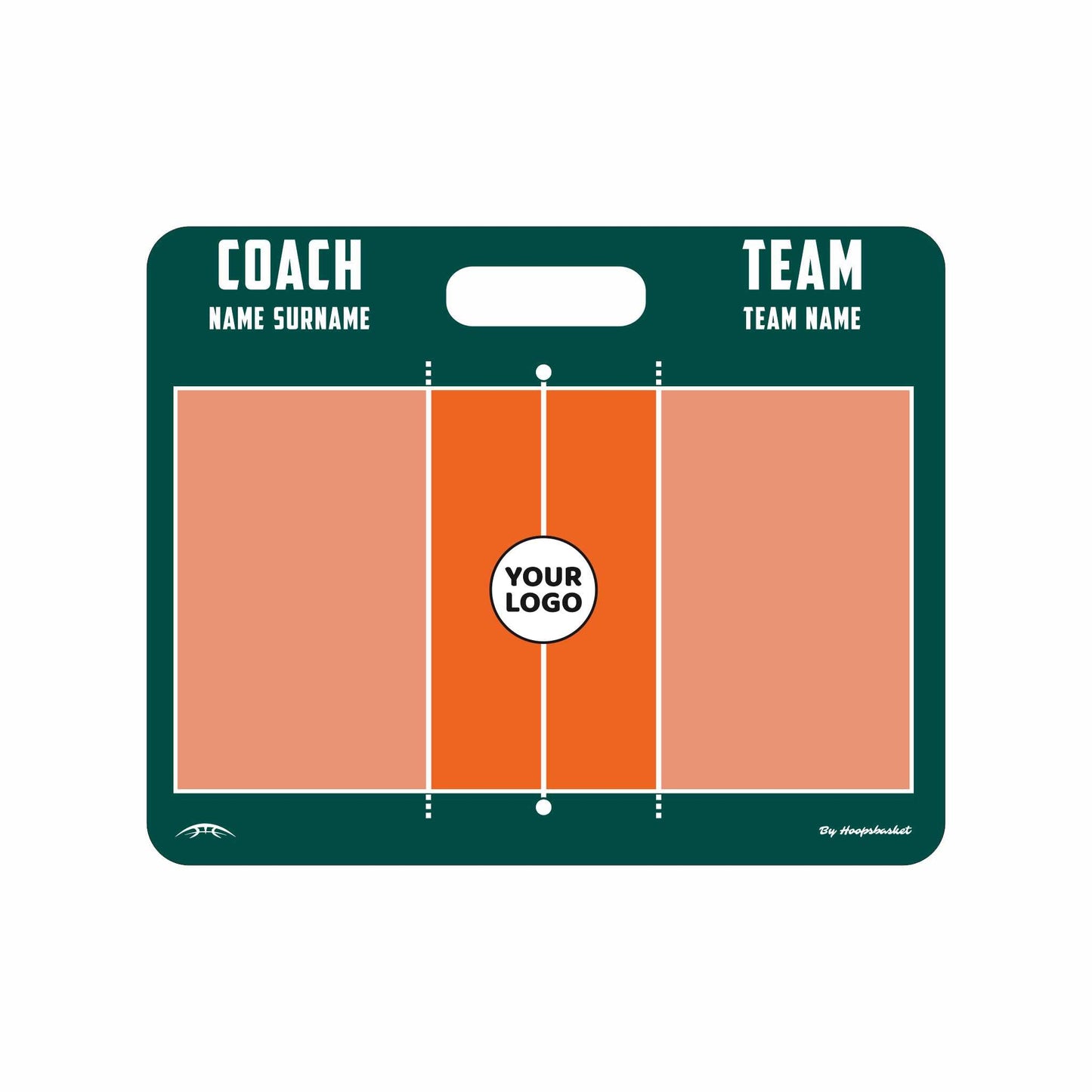 Custom Volleyball Magnetic Coaching Board 11.4'' x 9.4'' / 29 cm x 24 cm