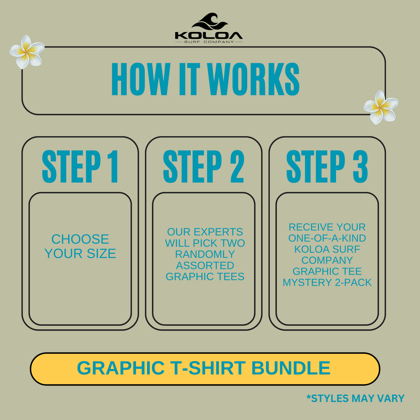 Koloa Mystery 2-Pack of Graphic Tees