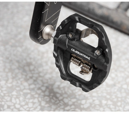Black nylon DU + bearing Mountain Clipless Bike Bicycle Cycling Pedals Cleats Pedal Bicycle Bike Pedals Road Bicycle Pedals Cleats Set Clipless Pedals Compatible With Mountain BIkes