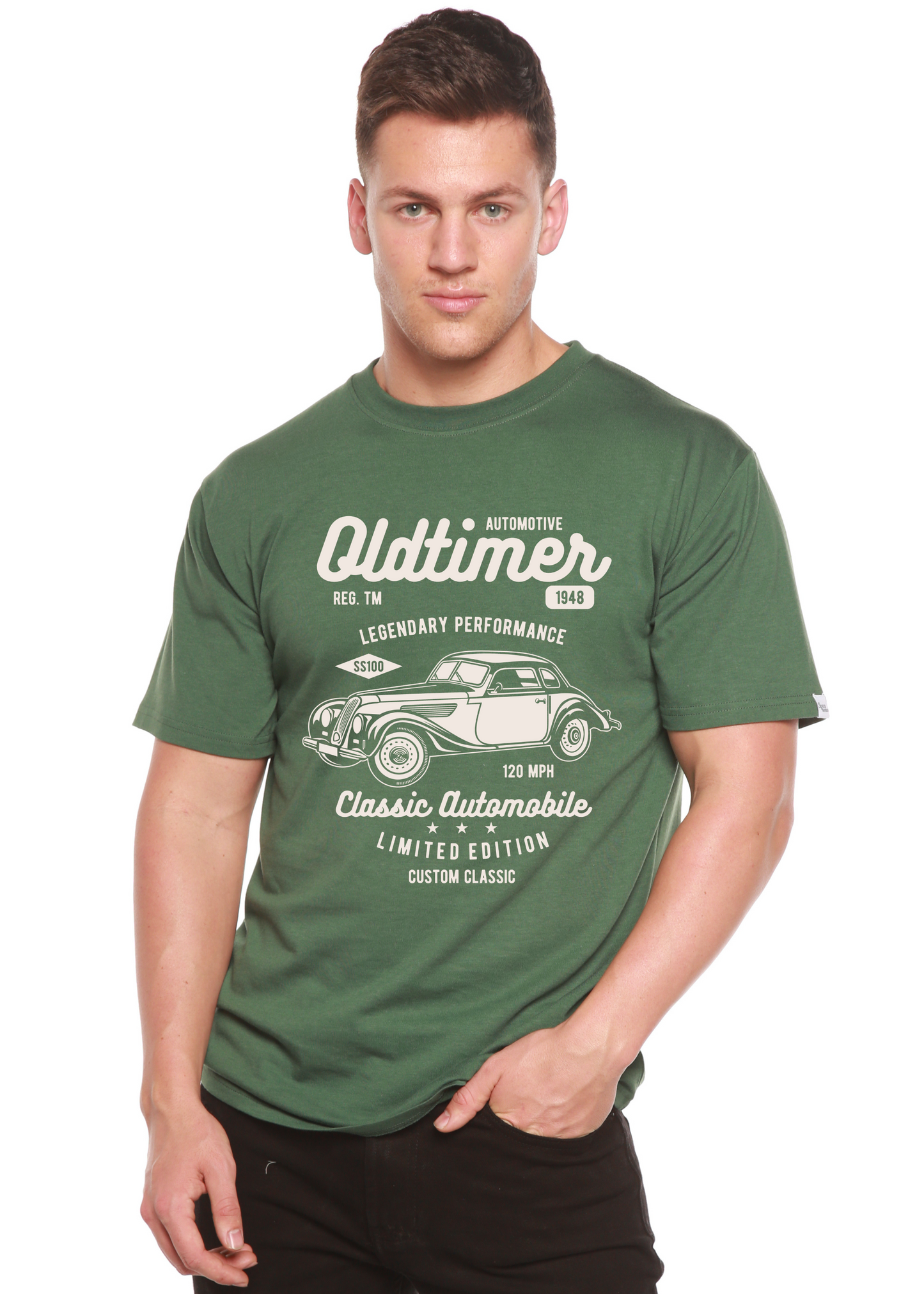 Oldtimer Spun Bamboo® Men's Bamboo Viscose/Organic Cotton Short Sleeve Graphic T-Shirt