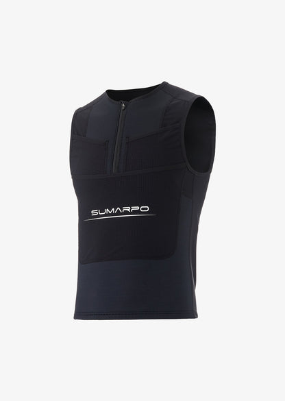 Quokka Men's Thermal Titanium Half-Zip Swimrun Vest