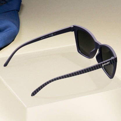 "Navy By Nature" Pop G Formal Polarized Sunglasses