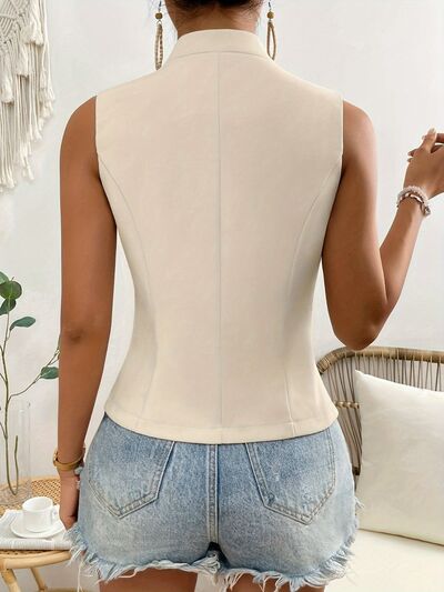Button Down Vest Coat - Sybaritic Boutique