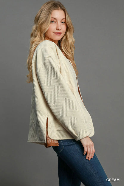 Garden Naked Textured Jacquard Jacket