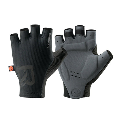 ROCKBROS Elastic Interface® Half-Finger Gel Padded Cycling Gloves - Triathlete Store