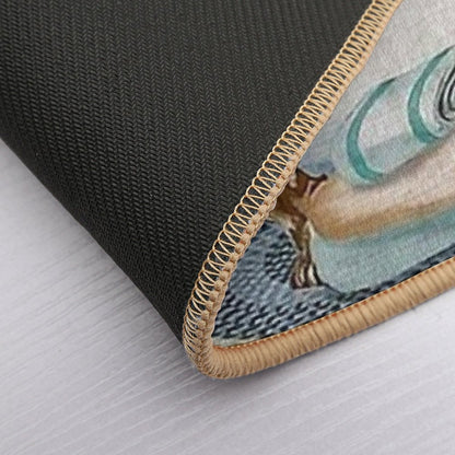 Black Cat Soap In Bathroom Bath Mat