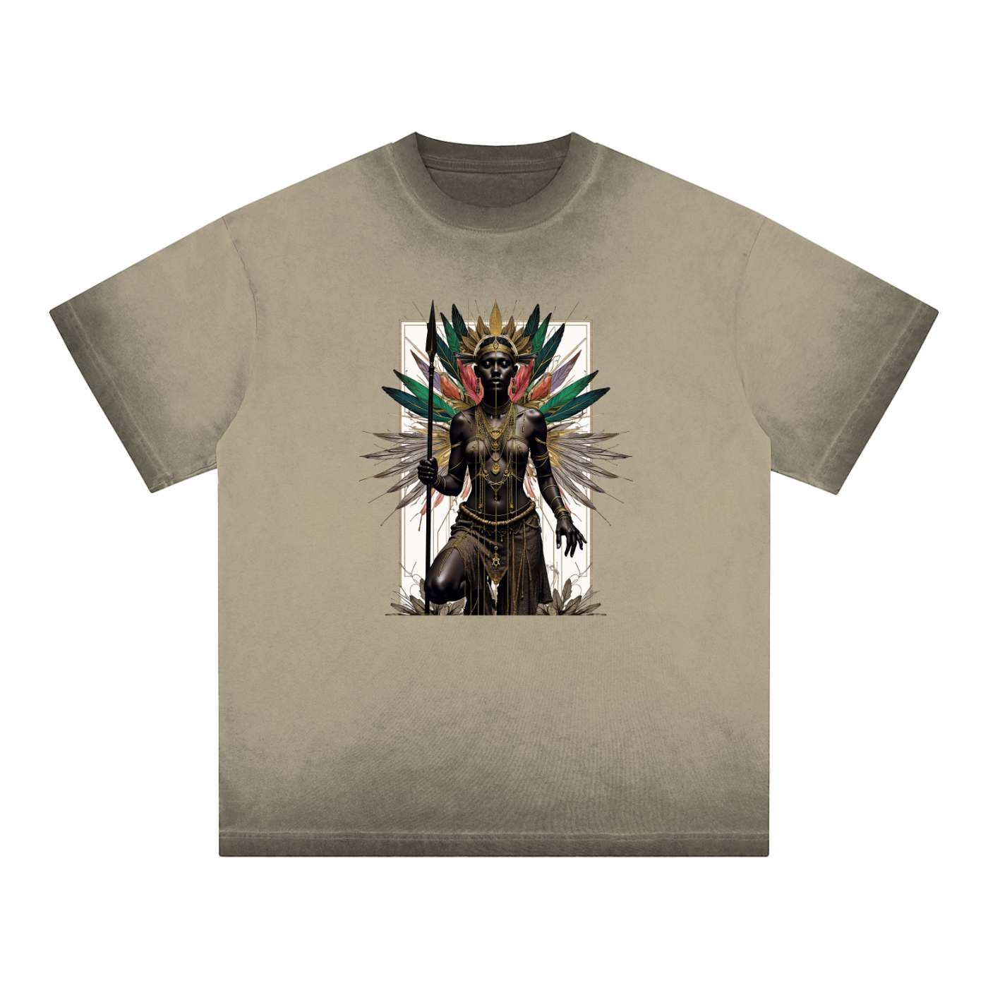 Amaru Khan Stars Quattra Reverse Dyed T-shirt