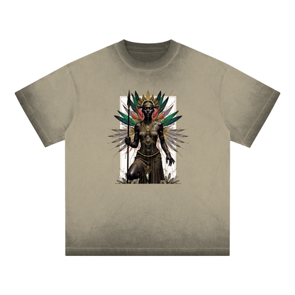 Amaru Khan Stars Quattra Reverse Dyed T-shirt