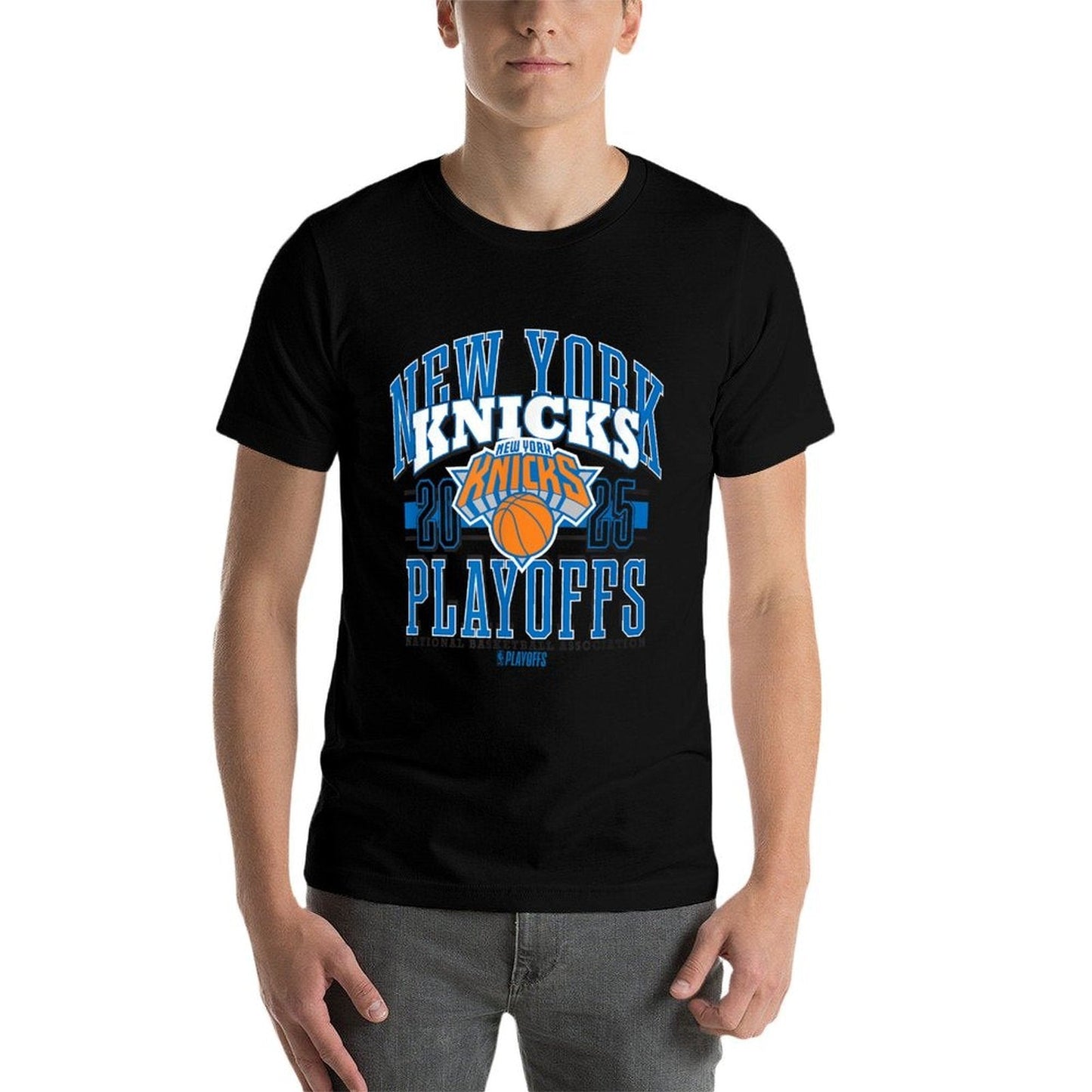 NBA Official New York Knicks 2025 Playoffs Showtime  Classic T-Shirt