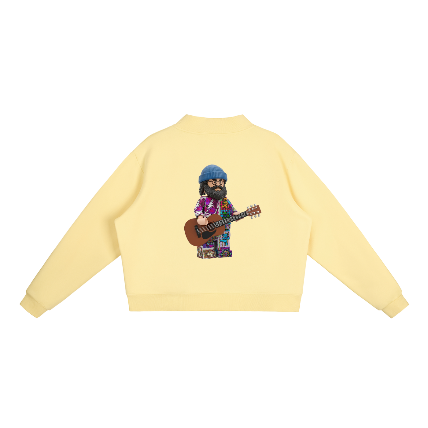 Dead Head Thunder Essential Fleece Mid-Neck Crew Sweatshirt