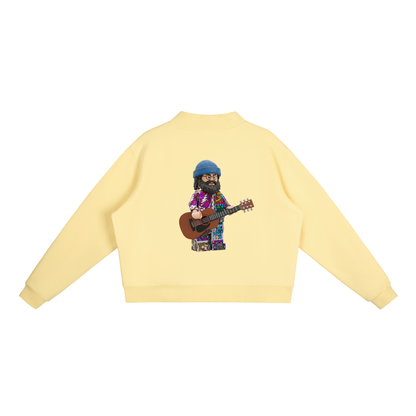 Dead Head Thunder Essential Fleece Mid-Neck Crew Sweatshirt