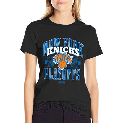 NBA Official New York Knicks 2025 Playoffs Showtime  Classic T-Shirt