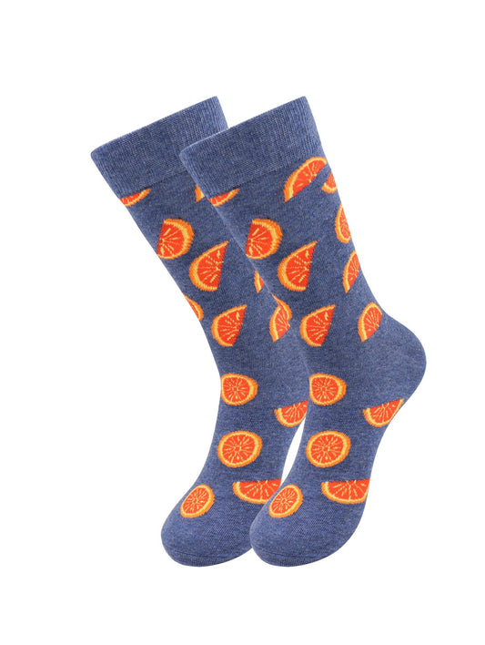 Orange Socks - Comfy Cotton for Men & Women