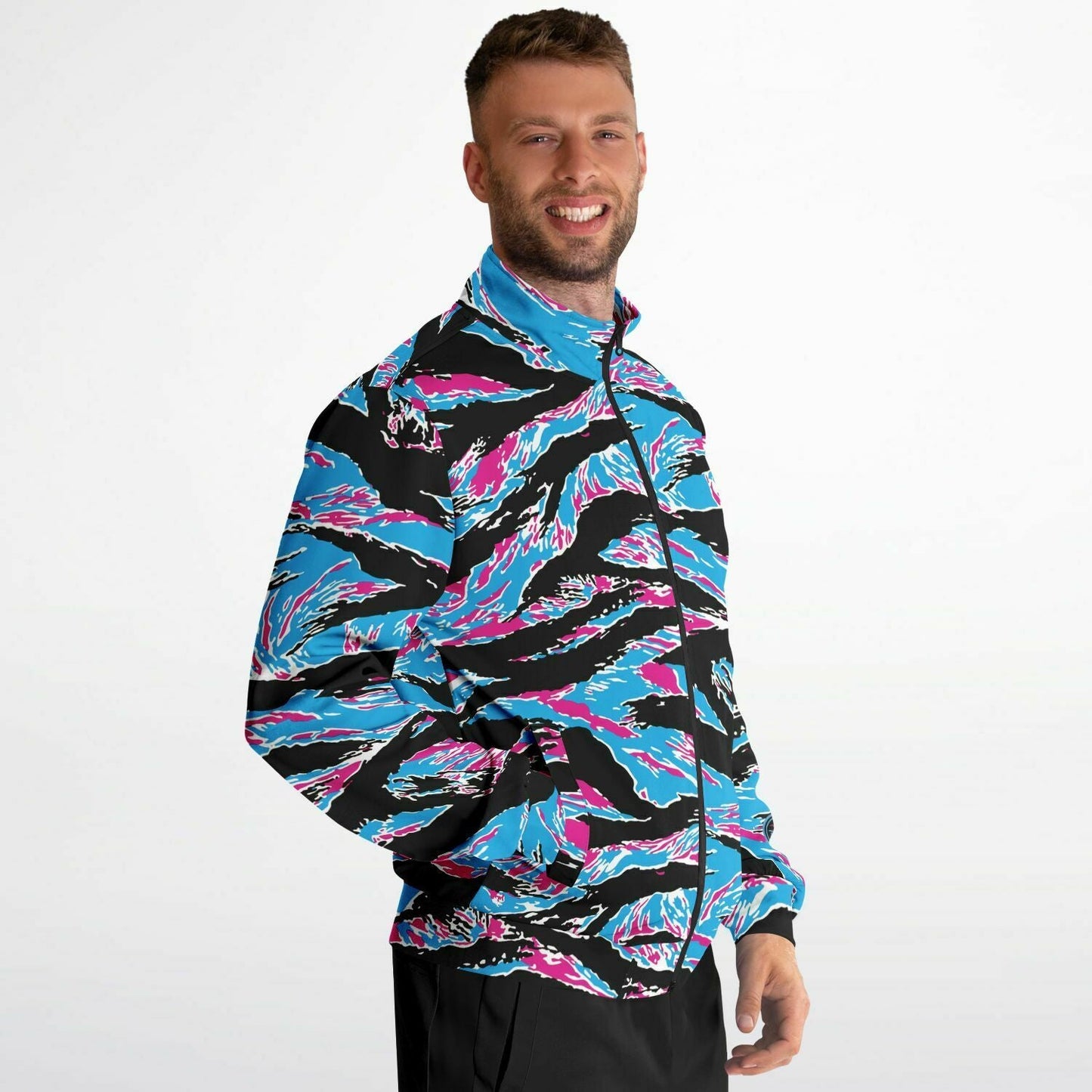Miami Tiger Stripe Track Jacket