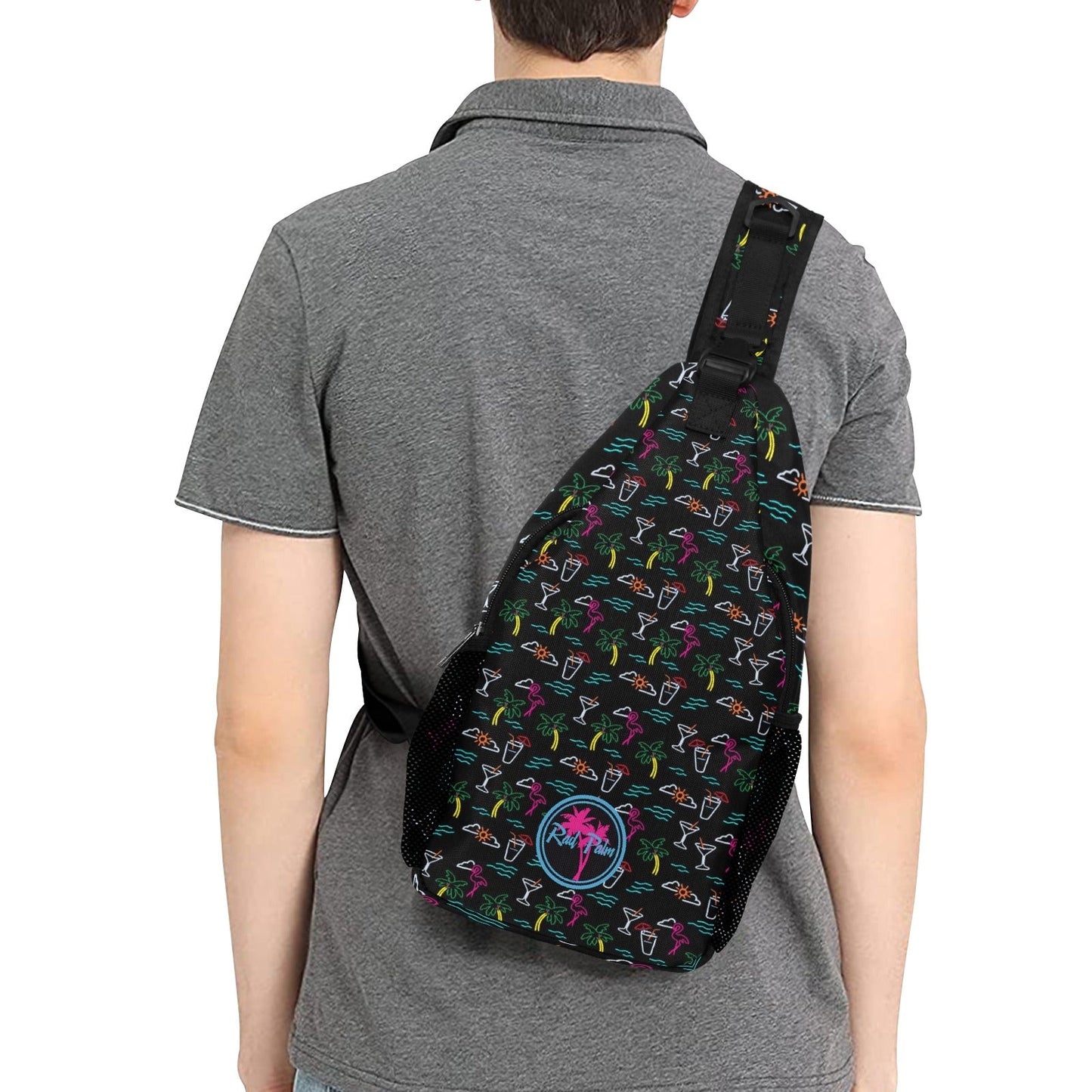 Five O'Clock Somewhere Black Sling Bag