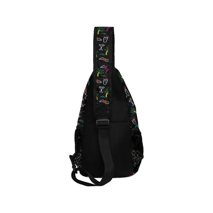 Five O'Clock Somewhere Black Sling Bag