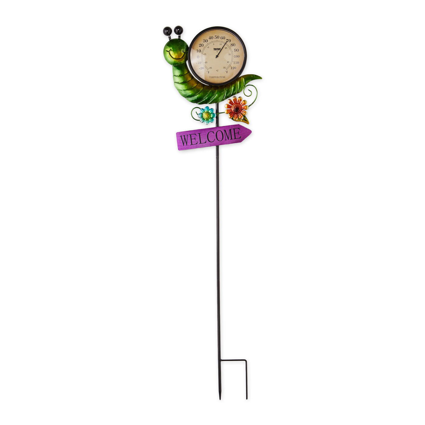 THERMOMETER GARDEN STAKE - SNAIL