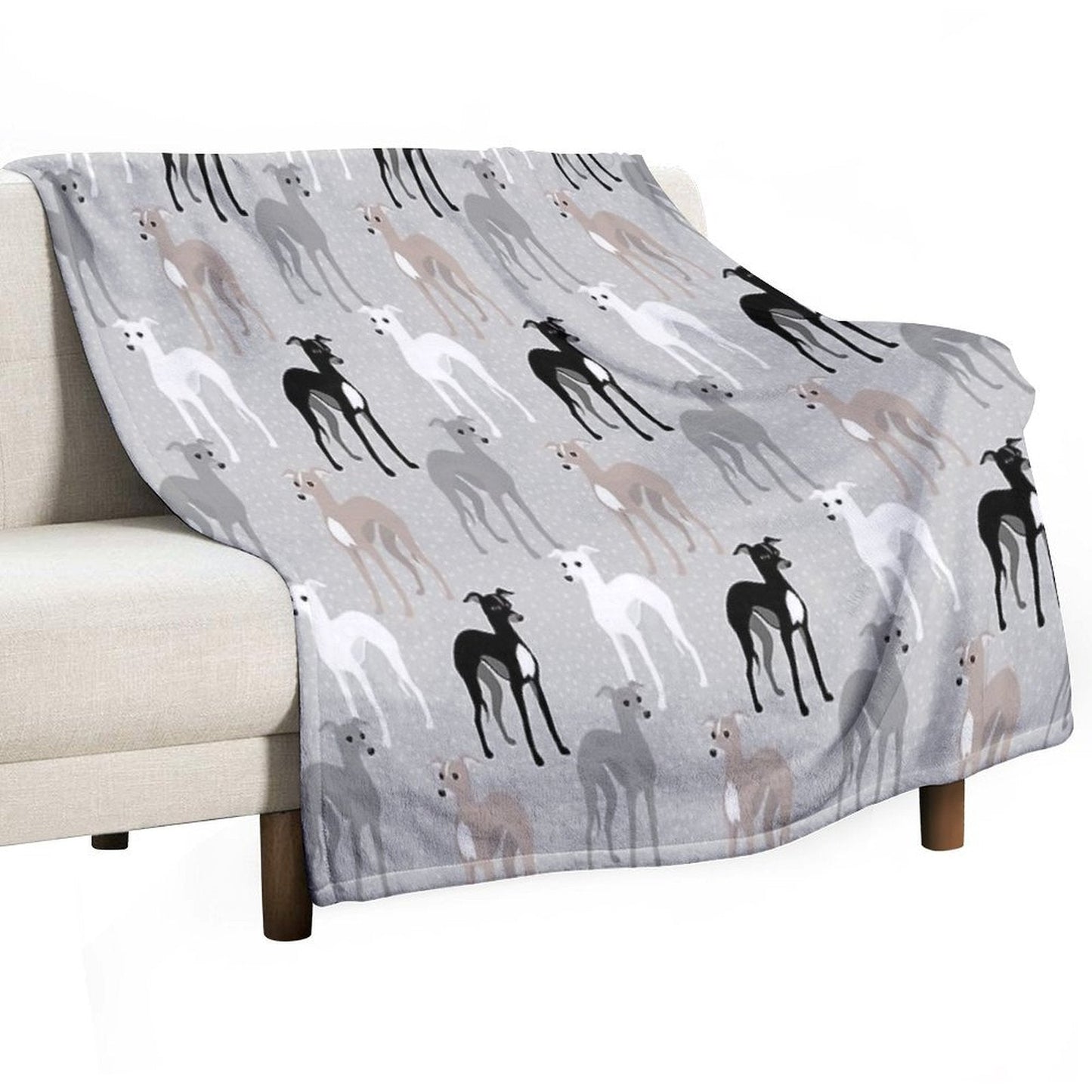 Italian Greyhounds Throw Blanket