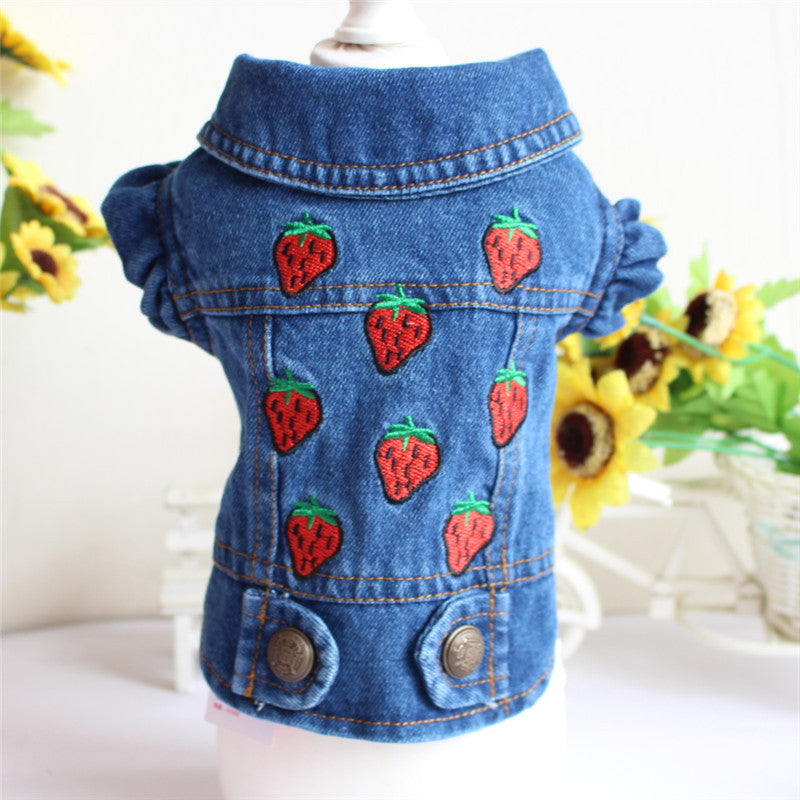 Denim Jacket Jeans Pet Vest