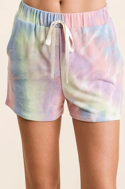 BiBi Tie Dye French Terry Hoodie Top and Bottom Set