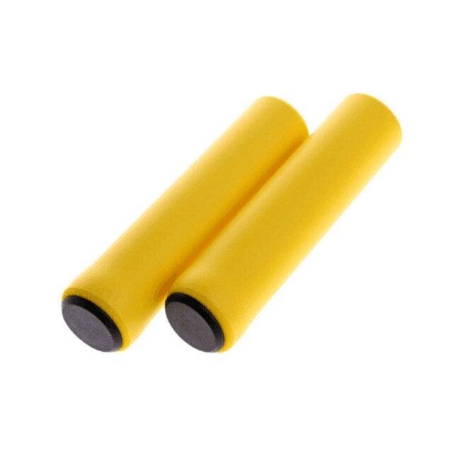 2PCS Silicone Bicycle Handlebar Grips Anti-Slip Shock-Asorbing Mountain Bike Handlebar Grip Silica Gel Super Light Anti-Skid Shock-Proof Handle Bar Locking Grips Cycling Grips
