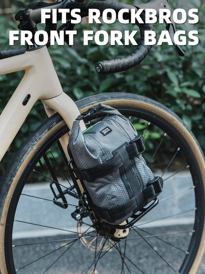 ROCKBROS Front Bike Rack Aluminum Alloy Luggage Touring Carrier Racks 6.6lbs