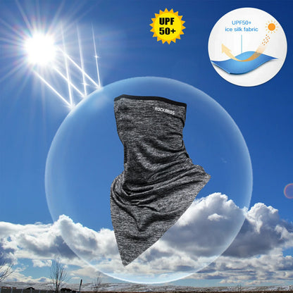 ROCKBROS Neck Gaiter-UPF 50+ Cool Face Cover UV Protection Breathable Neck Gaiters