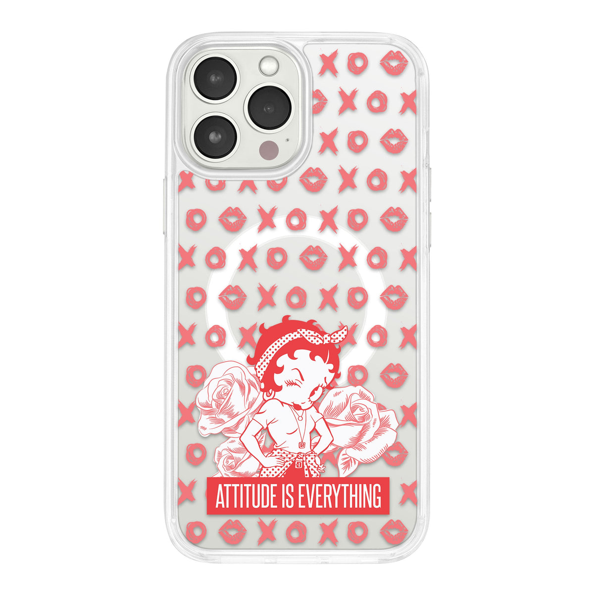 Betty Boop Romantic Rebel HD Apple iPhone 12 Mag-Safe Phone Case
