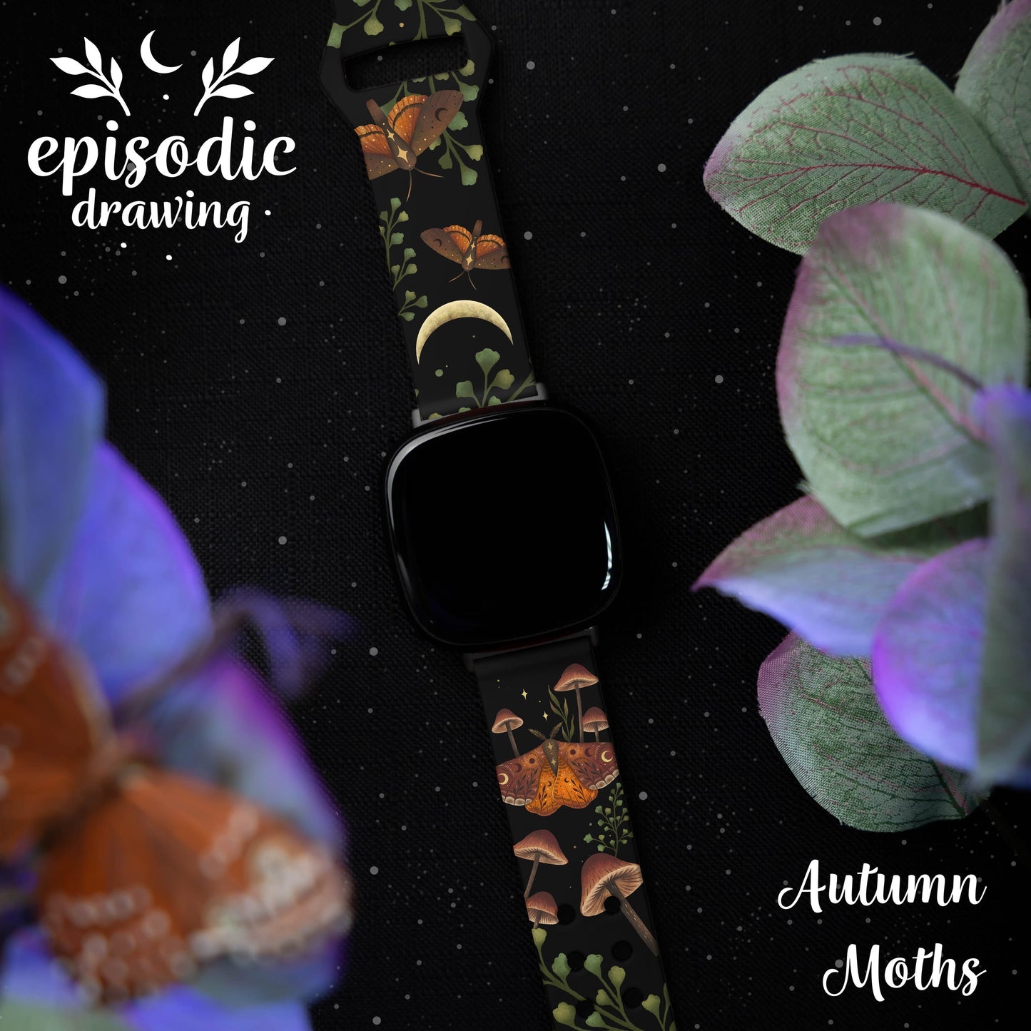 Episodic Drawing Enchanted Collection HD Fitbit Versa 3 & Sense 1 Watch Band