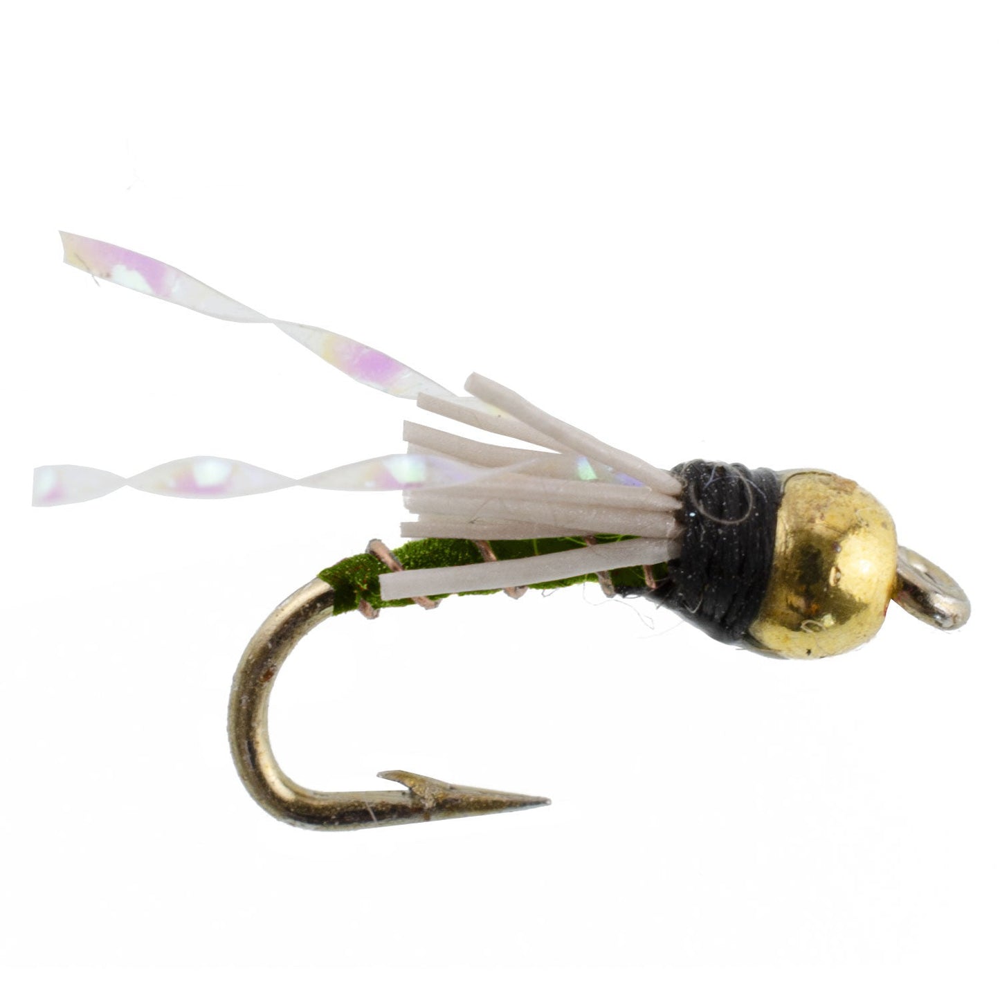 3 Pack Beadhead Olive 3 Dollar Dip Serendipity Wet Fly Fishing Flies - Hook Size 18