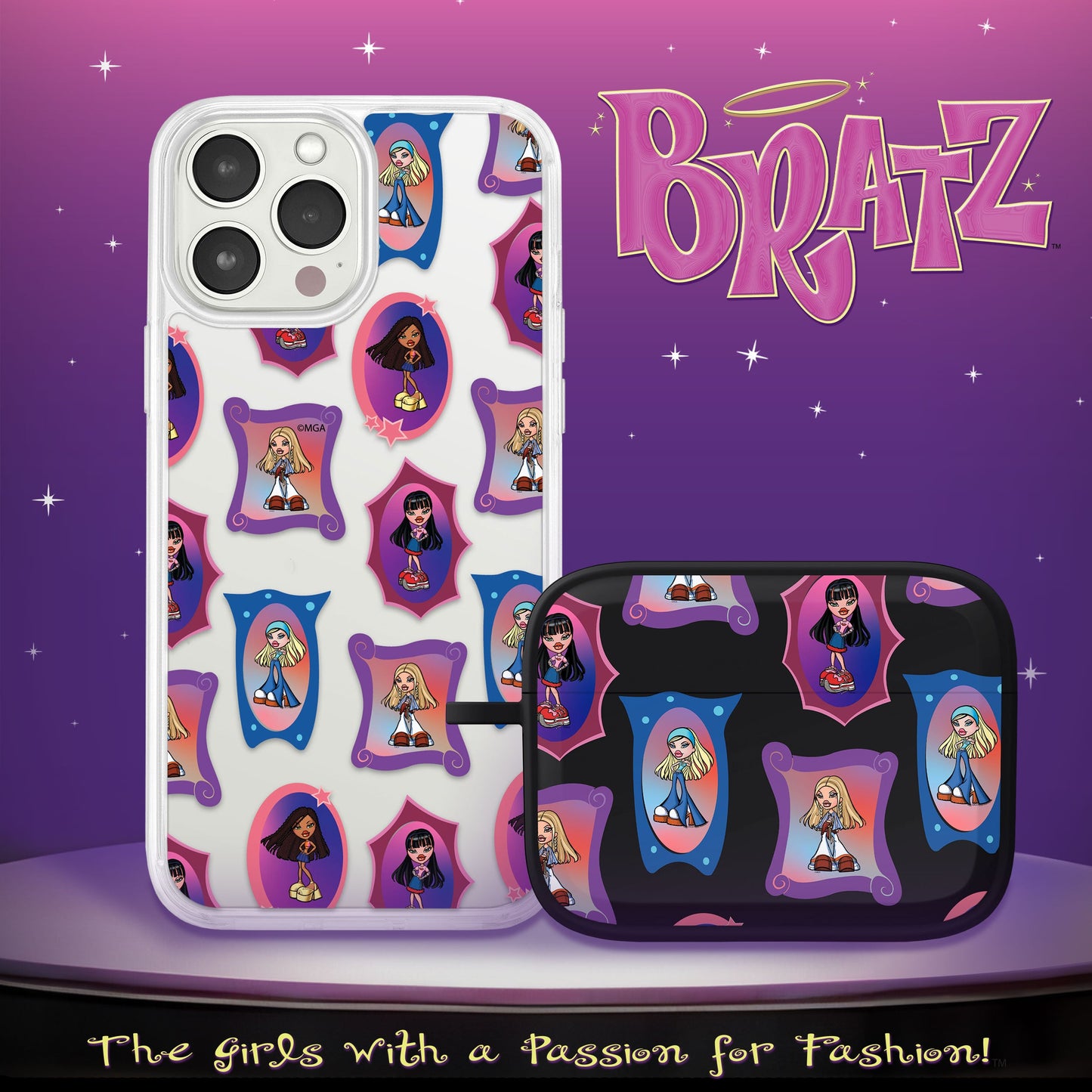 Bratz® Classic HD Apple iPhone 13 Mag-Safe Phone Case and AirPods Pro Combo Package