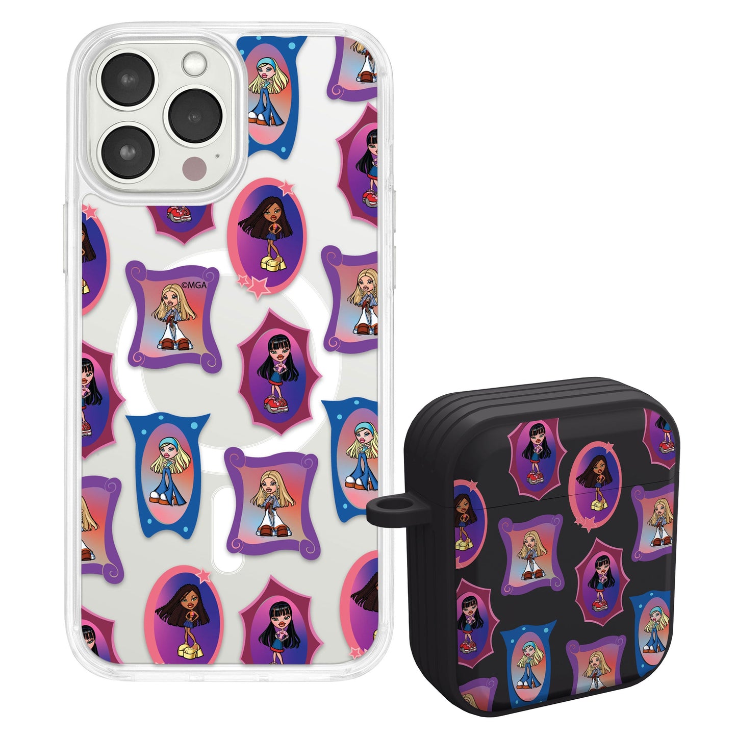 Bratz® Classic HD Apple iPhone 13 Mag-Safe Phone Case and AirPods Gen 1 & 2 Combo Package