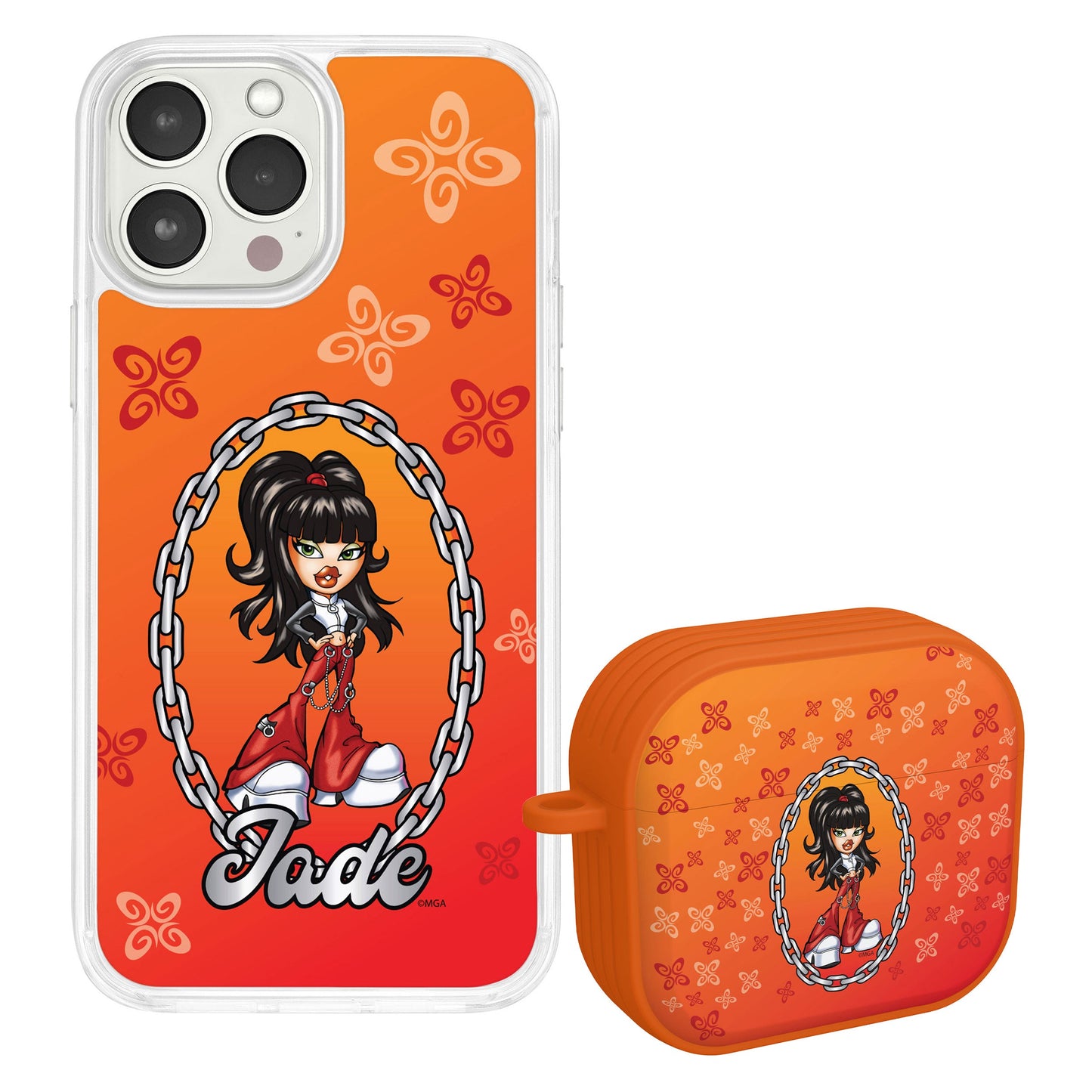 Bratz® Passion For Fashion HD Apple iPhone 15 Mag-Safe Phone Case and AirPods Gen 3 Combo Package