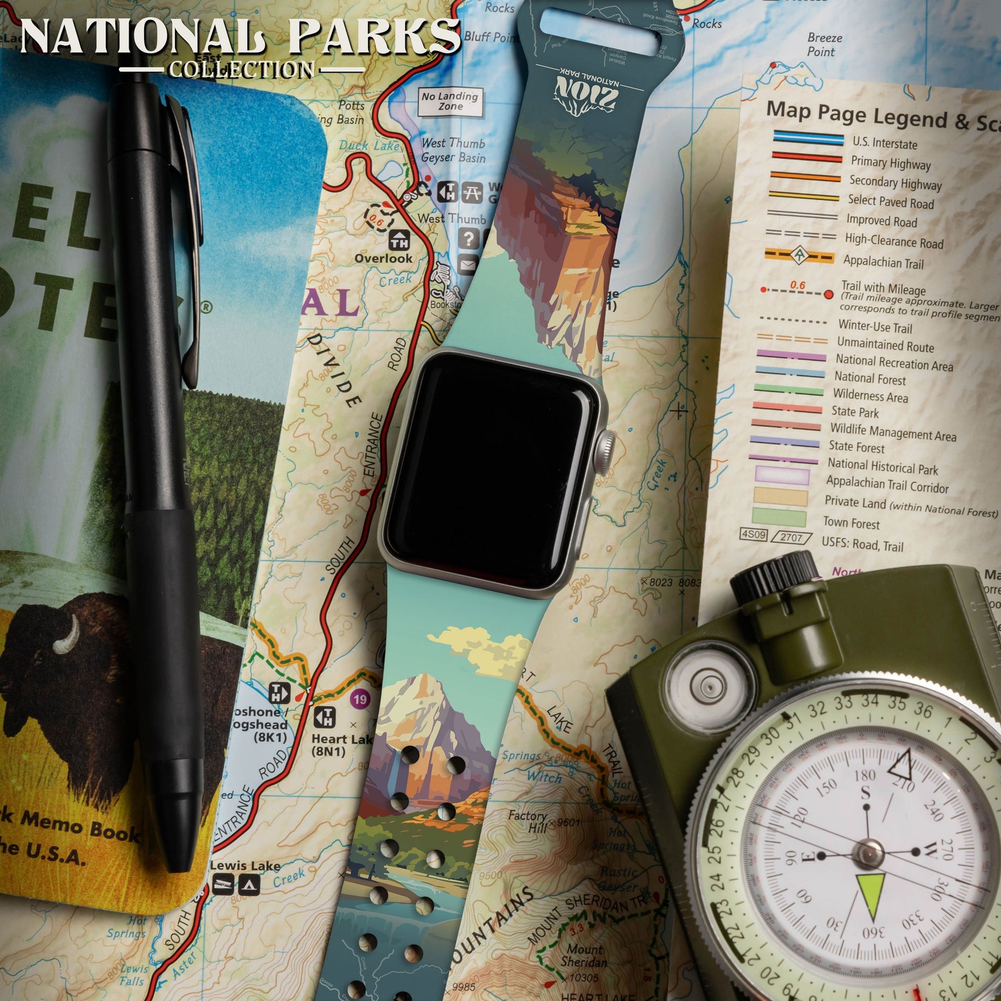 National Parks Zion HD Apple Watch Band - Triathlete Store